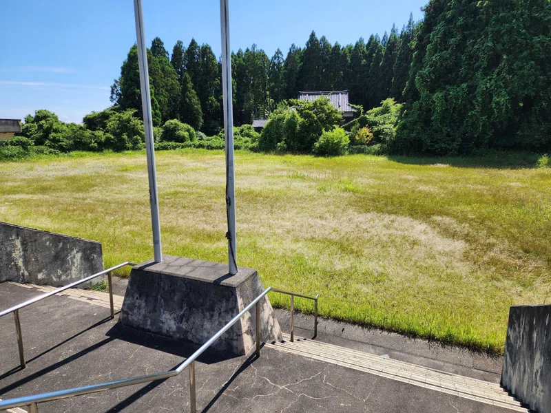グラウンドだったと思われる場所